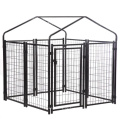 Hundeauslaufkäfig/Haustier Laufstall Hundehütte/Metall Klassisch große verzinkte Outdoor-Haustierkäfige, Träger und Häuser für Hunde 1 Satz 4.0 mm